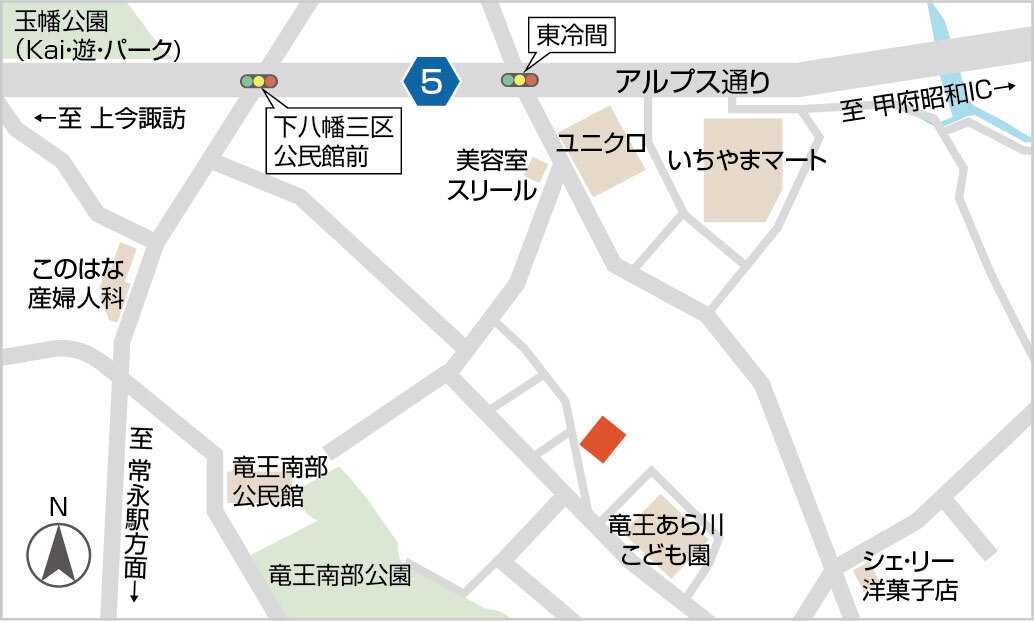 HOGUNE アクセス地図